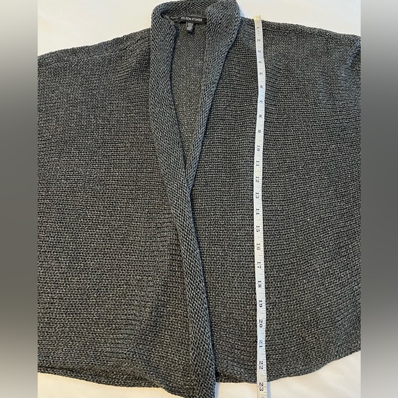 Two Eileen Fisher Short Sleeve Knit Cardigans Size Medium - Picture 12 of 16